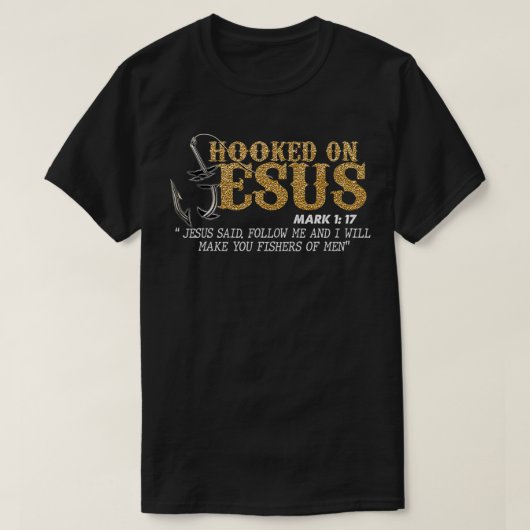 An Jesus Mark 117, Religious Bible Verse, p T-Shirt (Design vorne)