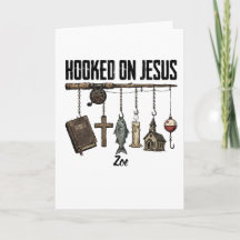 An Jesus Süchtig Personalisierte Grußkarte