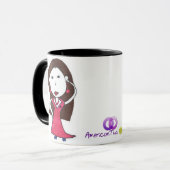 An-Mädchen Tasse - 2 (Vorderseite Links)