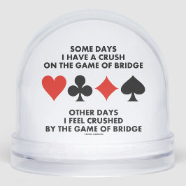 An manchen Tagen bin ich in das Spiel der Brücke g Schneekugeln