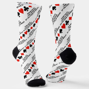 An manchen Tagen bin ich in das Spiel der Brücke g Socken