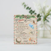 An mein Grandson-Geschenk, Großmutter und Großvate Einladung (Stehend Vorderseite)