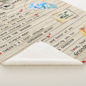 An mein Grandson-Geschenk, Großmutter und Großvate Sherpadecke (3/4)