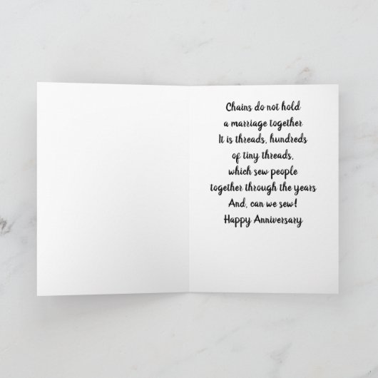 AN MEINE **EHEFRAU*** AM **UNSERE JAHRESKARTE** KARTE (Innenseite)