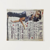 An meine Ehefrau anwesend | Liebe Quotes vorhanden Wandteppich (Vorderseite (Horizontal))