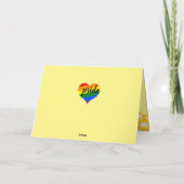 An meine Ehefrau CUSTOM Bee and Regenbogencard Jah Karte (Rückseite)