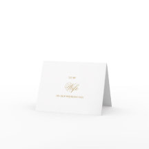 An meine Frau, Hochzeitskarten