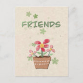 An meine Freunde danke Ihnen Postcard Postkarte (Vorderseite)