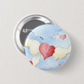 **an meine Freunde mit Liebe** Button (Vorne & Hinten)