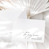 "An meine Mama am Hochzeitstag"-Nachricht