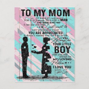 An meine Mama, Geschenk für Mami, Brief an Mama Flyer