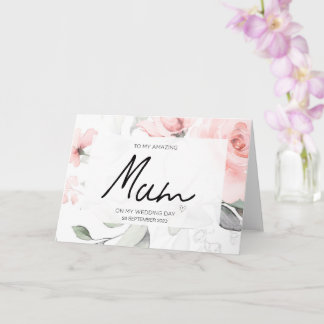 An meine Mutter Hochzeit danke Ihnen für die Bride Karte