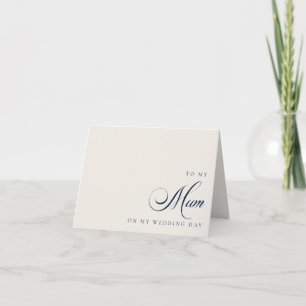 An meine Mutter zum Hochzeitstag Grußkarte Dankeskarte