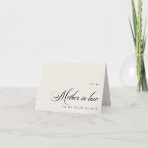 An meine Schwiegermutter zum Hochzeitstag Grußkart Dankeskarte