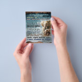 An meine Tochter, Geschenk für das Kind, Brief an Flyer (Gruppe)