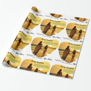 An meine Tochter Geschenkpapier