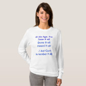 An meinem Alter T-Shirt (Vorne ganz)