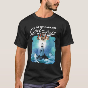 An meinem dunkelsten Gott ist mein Leuchtturm Lich T-Shirt