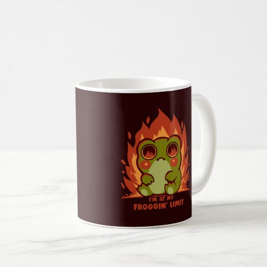 an meinem Froggin-Limit Kaffeetasse (VorderseiteRechts)