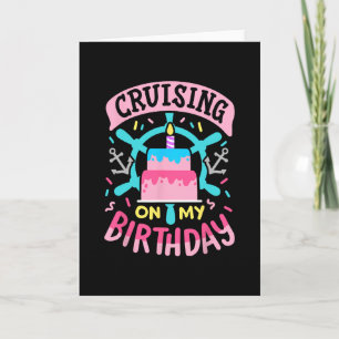 An meinem Geburtstag cruisen Lustiger Kreuzfahrt-U Karte