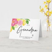 An meinem Hochzeitstag Großmutter Karte (Gelbe Blume)