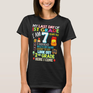 An meinem letzten Tag der 2. Klasse komme ich so l T-Shirt