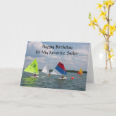 **AN MEINEN BELIEBTEN SAILOR** AUF IHRER GEBURTSKA KARTE (Gelbe Blume)