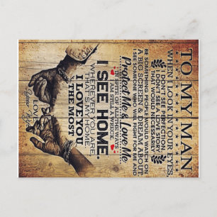 An meinen Ehemann   Geburtstagsgeschenk für Eheman Postkarte