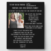 An meinen Freund Fotoplatte (Vorderseite)