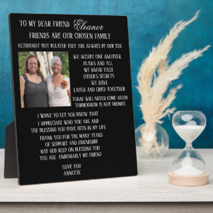 An meinen Freund Fotoplatte