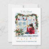 An meinen Freund Weihnachten Karte (Vorderseite)