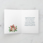 An meinen Freund Weihnachten Karte (Innenseite)