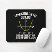 An meinen Quadrizeps arbeiten Lustige Algebra Math Mousepad (Mit Mouse)