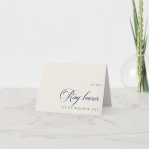 An meinen Ringträger an meinem Hochzeitstag Grußka Dankeskarte
