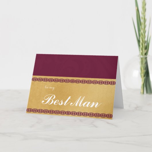 an meinen Trauzeuge Dankeschön Karte (Vorderseite)