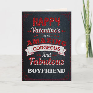 An meinen unglaublichen Freund Glitter Valentinsta Karte