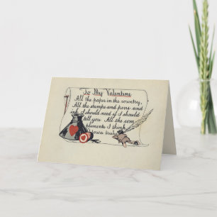 An meinen Valentin Karte