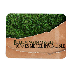 "An mich glauben" Motivation Affirmation Flexi Magnet