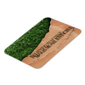 "An mich glauben" Motivation Affirmation Flexi Magnet (Linke Seite)