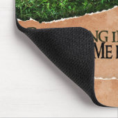 "An mich glauben" Motivation Affirmation Mousepad (Ecke)