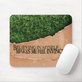 "An mich glauben" Motivation Affirmation Mousepad (Mit Mouse)
