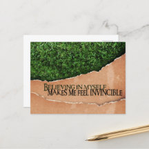 "An mich glauben" Motivation Affirmation