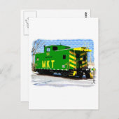 An MKT Caboose Postkarte (Vorne/Hinten)