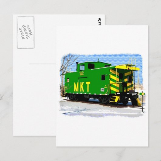 An MKT Caboose Postkarte (Vorne/Hinten)