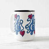 An Music Blue Note Tasse angeschlossen (Vorderseite Links)