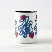 An Music Blue Note Tasse angeschlossen (Mittel)