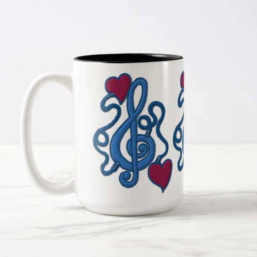 An Music Blue Note Tasse angeschlossen (Links)