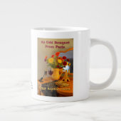 "An Odd Bouquet from Paris" Jumbo-Tasse (Rechts)