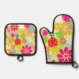 An Ofenhandschuh & Topflappen-Set