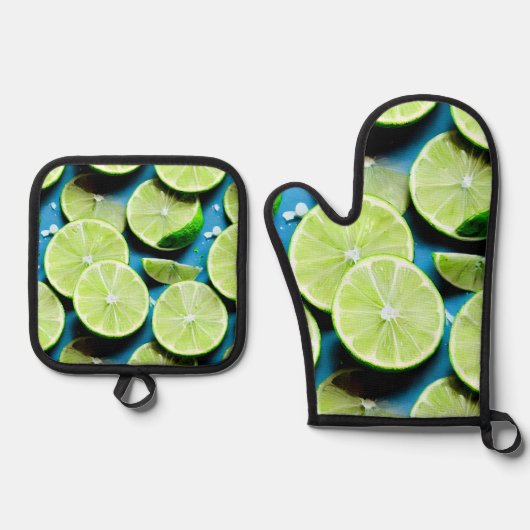 An Ofenhandschuh & Topflappen-Set (Vorderseite)